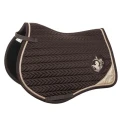 20410034 Saddle pad EQ.QUEEN Milan 23AW brown VS.webp