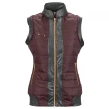 10210141 Bodywarmer EQ.QUEEN Emily 23AW burgundy front.webp