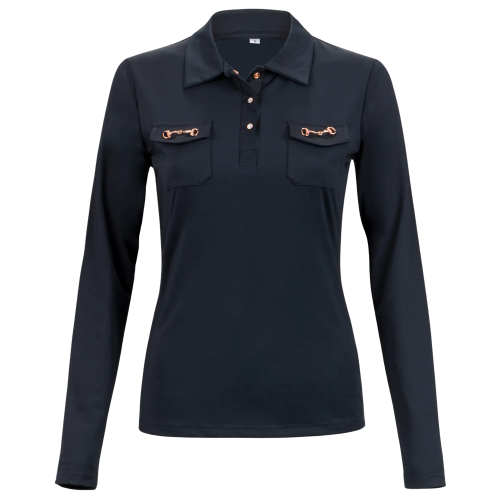 EQ.QUEEN Sadie 24AW women's polo shirt