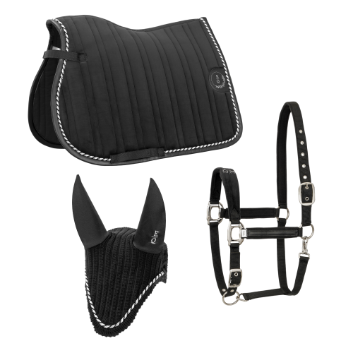 Fly veil + Saddle pad + Halter EQ.QUEEN Athens 24SS